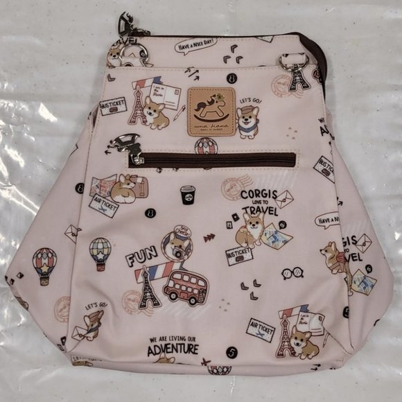 Waterproof Corgi Shoulder Crossbody Backpack Bag - Picture 9 of 14